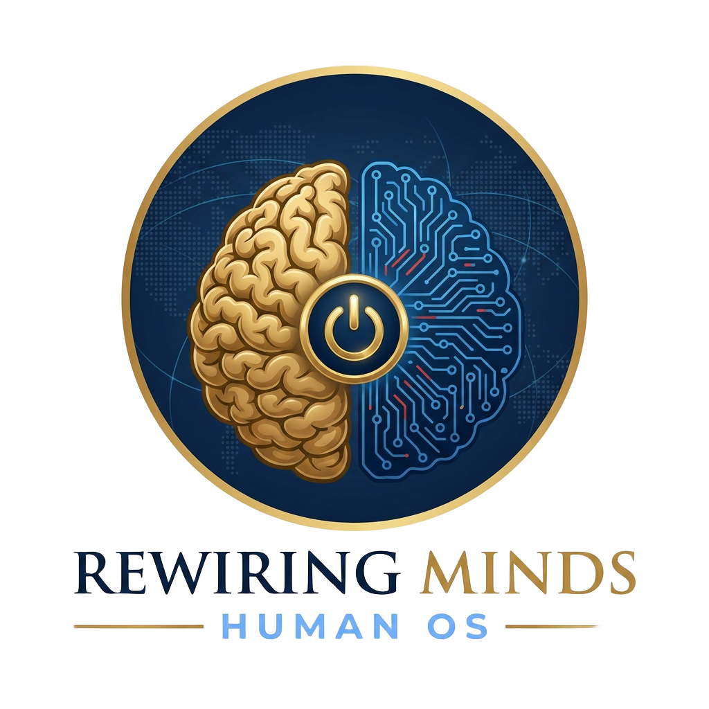 REWIRING MINDS™ — Human OS official logo